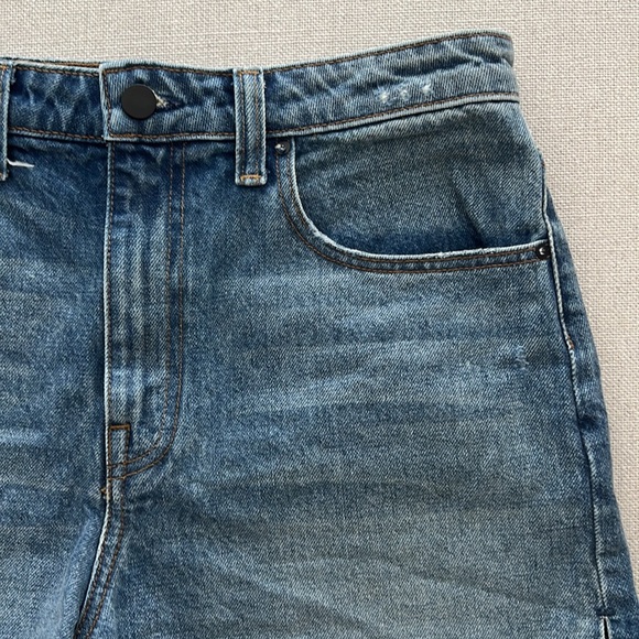 ALEXANDER WANG High Waist Cutoff Denim Jean Shorts - Picture 2 of 7